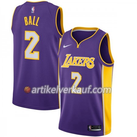 NBA Los Angeles Lakers Trikot Lonzo Ball 2 Nike 2017-18 Lila Swingman - Herren